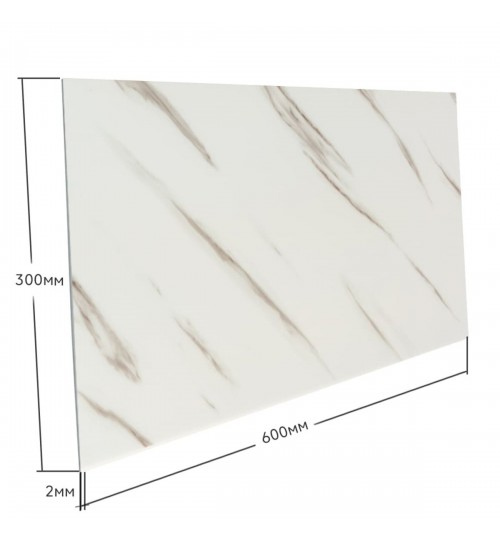 Самоклеюча стінова PET плитка 600*300*2mm, ціна за 1 шт. (PET-1672)
