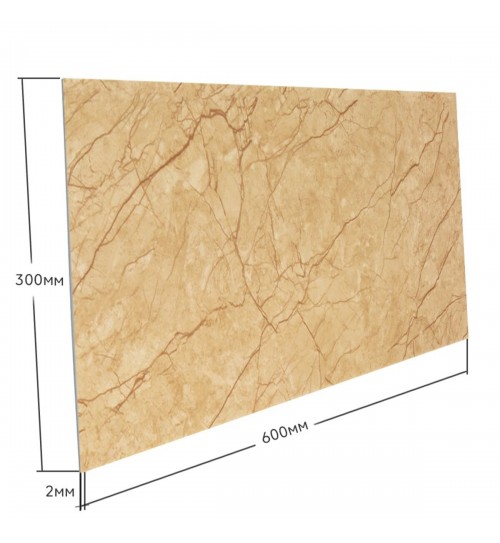 Самоклеюча стінова PET плитка 600*300*2mm, ціна за 1 шт. (PET-1673)